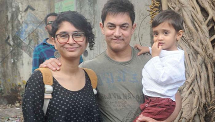 পিকের প্রথম দর্শক আমির পুত্র খুদে আজাদ পিকের প্রথম দর্শক আমির পুত্র খুদে আজাদ