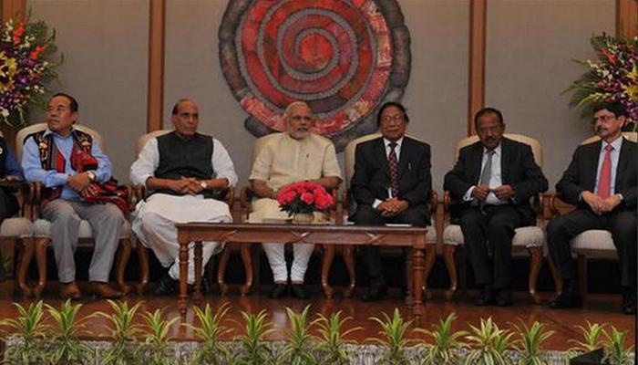 নাগাজঙ্গি গোষ্ঠী NSCN(IM)-এর সঙ্গে শান্তি চুক্তি সই কেন্দ্রের, মোদীর মতে ঐতিহাসিক পদক্ষেপ নাগাজঙ্গি গোষ্ঠী NSCN(IM)-এর সঙ্গে শান্তি চুক্তি সই কেন্দ্রের, মোদীর মতে ঐতিহাসিক পদক্ষেপ