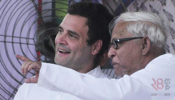 জোট আসছে সরকারে, কনফিডেন্ট রাহুল-বুদ্ধ দুজনেই, বঙ্গ রাজনীতিতে গড়ল ইতিহাস জোট আসছে সরকারে, কনফিডেন্ট রাহুল-বুদ্ধ দুজনেই, বঙ্গ রাজনীতিতে গড়ল ইতিহাস