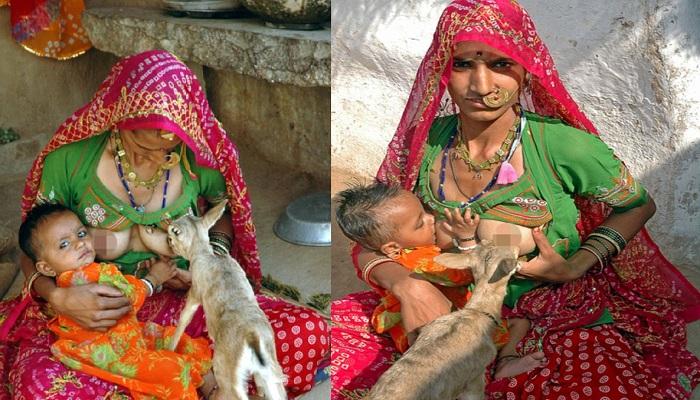 ইনি হরিণকে স্তন্যদু্গ্ধ পান করান! ইনি হরিণকে স্তন্যদু্গ্ধ পান করান!