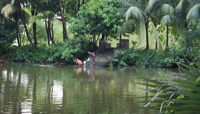 সূর্য উঠলেই শরীর জ্বলে তাই জীবনের স্বাদ খুঁজে পেয়েছেন সূর্য এড়ানো পুকুরের জলভেজা মগ্নতায়! সূর্য উঠলেই শরীর জ্বলে তাই জীবনের স্বাদ খুঁজে পেয়েছেন সূর্য এড়ানো পুকুরের জলভেজা মগ্নতায়!
