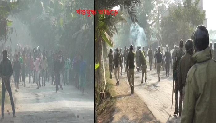 ভাঙরে পাওয়ার গ্রিড কর্পোরেশনের সাবস্টেশনের বিরুদ্ধে আন্দোলন ভাঙরে পাওয়ার গ্রিড কর্পোরেশনের সাবস্টেশনের বিরুদ্ধে আন্দোলন