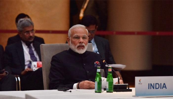 BRICS বৈঠকে সন্ত্রাসবাদের বিরুদ্ধে একজোট হওয়ার ডাক মোদীর BRICS বৈঠকে সন্ত্রাসবাদের বিরুদ্ধে একজোট হওয়ার ডাক মোদীর