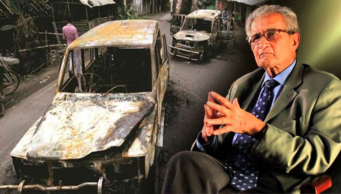 বসিরহাটের হিংসার ঘটনা চিন্তার, মন্তব্য নোবেলজয়ী অর্থিনীতিবিদ অমর্ত্য সেনের বসিরহাটের হিংসার ঘটনা চিন্তার, মন্তব্য নোবেলজয়ী অর্থিনীতিবিদ অমর্ত্য সেনের