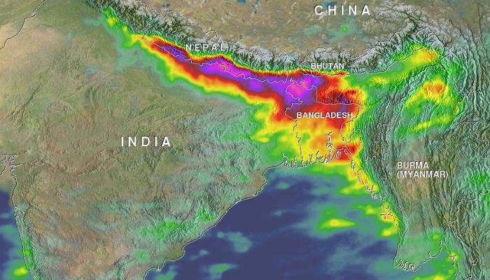 উত্তরবঙ্গে প্লাবনের কারণ স্পষ্ট করল নাসার উপগ্রহ ছবি উত্তরবঙ্গে প্লাবনের কারণ স্পষ্ট করল নাসার উপগ্রহ ছবি