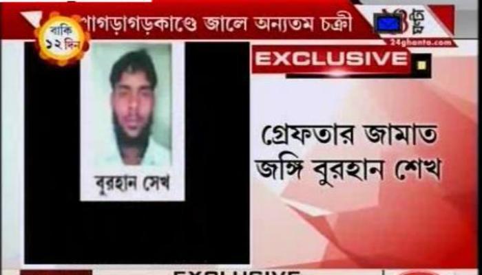 শিয়ালদহে পাকড়াও খাগড়াগড়কাণ্ডের অন্যতম চক্রী বুরহান শেখ শিয়ালদহে পাকড়াও খাগড়াগড়কাণ্ডের অন্যতম চক্রী বুরহান শেখ