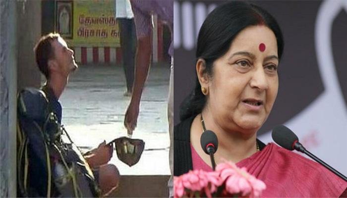 'ভিক্ষু' রুশ পর্যটককে সাহায্য করে ফের মানবিকতার নজির সুষমার 'ভিক্ষু' রুশ পর্যটককে সাহায্য করে ফের মানবিকতার নজির সুষমার