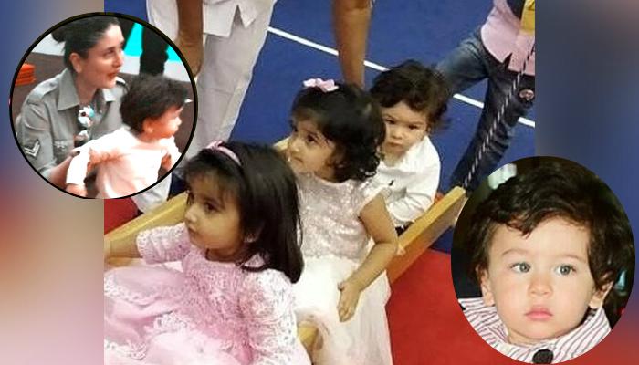 করিনার কোলে ক্রমাগত লাফিয়েই চলেছে খেলায় মত্ত তৈমুর করিনার কোলে ক্রমাগত লাফিয়েই চলেছে খেলায় মত্ত তৈমুর