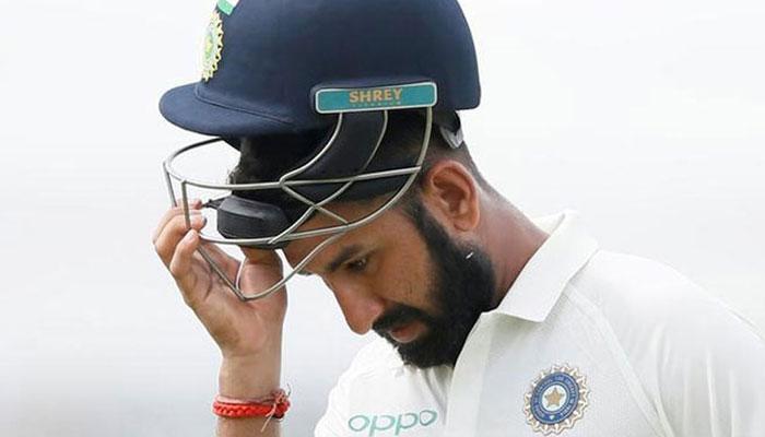 ১ রানের জন্য দু'বার 'আত্মহত্যা' পূজারার ১ রানের জন্য দু'বার 'আত্মহত্যা' পূজারার