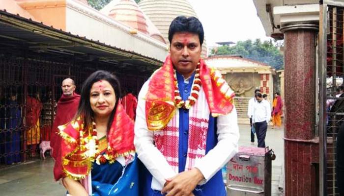 ত্রিপুরার সম্ভাব্য মুখ্যমন্ত্রী বিপ্লব দেব ত্রিপুরার সম্ভাব্য মুখ্যমন্ত্রী বিপ্লব দেব