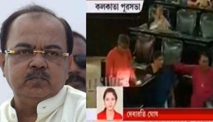 শোভন ইস্যুতে হাতাহাতির উপক্রম পুরসভার বাজেট অধিবেশনে শোভন ইস্যুতে হাতাহাতির উপক্রম পুরসভার বাজেট অধিবেশনে