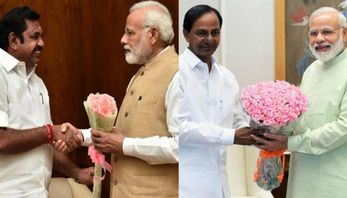 টিডিপি-র সঙ্গে 'ব্রেক আপে'র পর বিজেপির পাশে দাঁড়াল দাক্ষিণাত্যের দুই দল টিডিপি-র সঙ্গে 'ব্রেক আপে'র পর বিজেপির পাশে দাঁড়াল দাক্ষিণাত্যের দুই দল