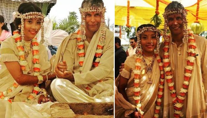 ২৭ বছরের অঙ্কিতা ও ৫২র মিলিন্দ 'জাস্ট ম্যারেড' ২৭ বছরের অঙ্কিতা ও ৫২র মিলিন্দ 'জাস্ট ম্যারেড'