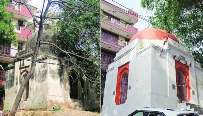 দিল্লিতে মাজারের রং গেরুয়া-সাদা করে মন্দিরে পরিণত করার অভিযোগ দিল্লিতে মাজারের রং গেরুয়া-সাদা করে মন্দিরে পরিণত করার অভিযোগ