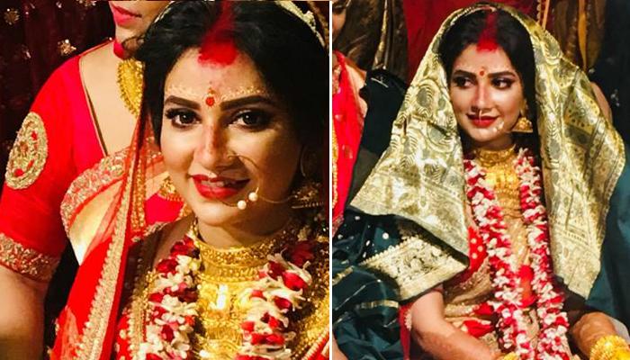 কপালে লেপটা সিঁদুর, বিয়ের পরদিন সকালে এ কী হাল শুভশ্রীর! কপালে লেপটা সিঁদুর, বিয়ের পরদিন সকালে এ কী হাল শুভশ্রীর!